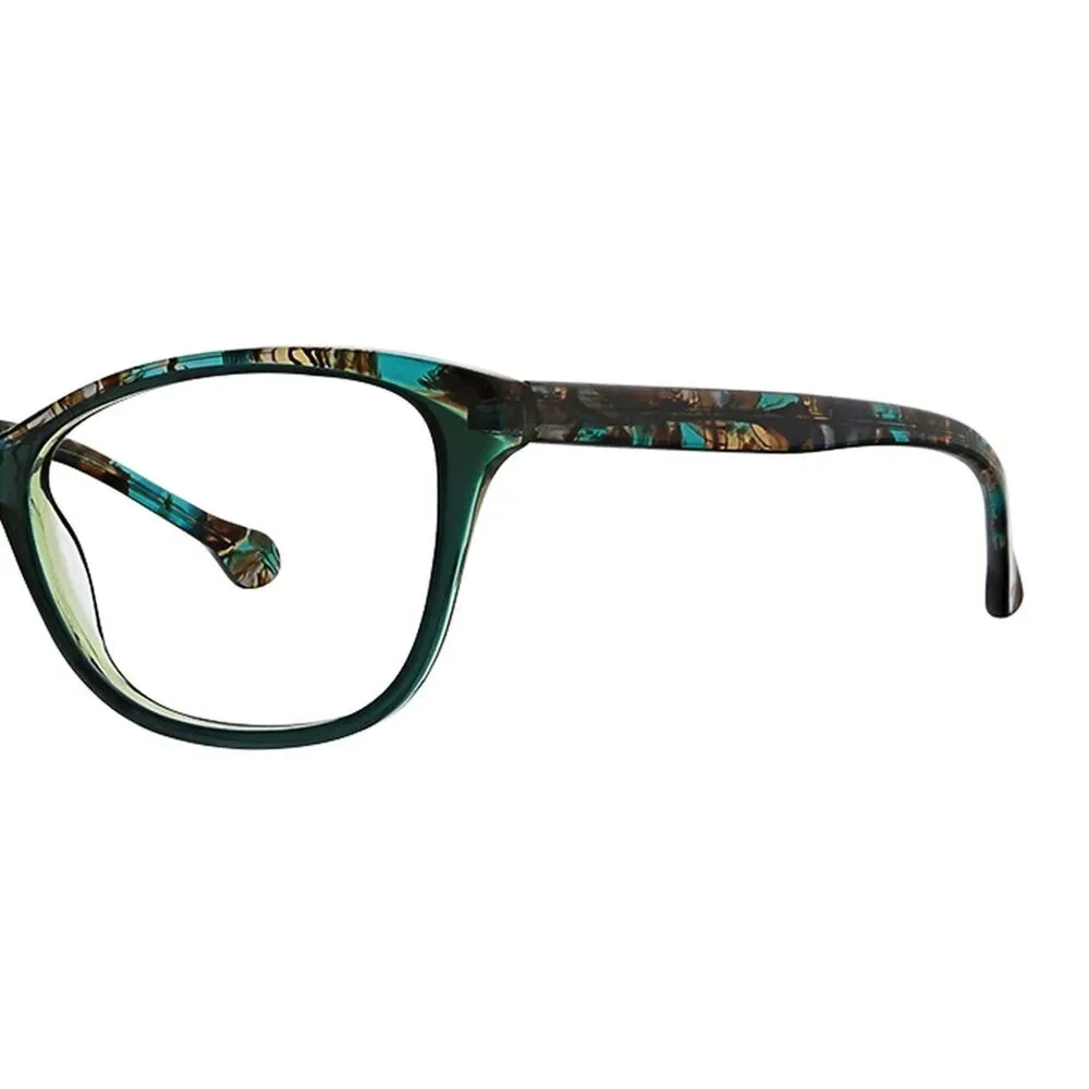 NWT Xoxo XOXO-SILVES-HUNTER-GREEN 56mm New Eyeglasses